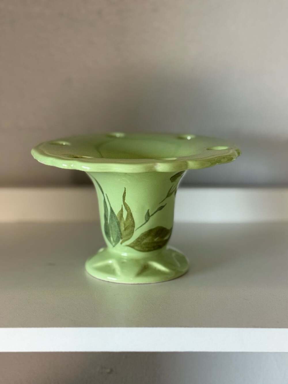 Vintage Royal Haeger Pottery Toothbrush Holder Yellow